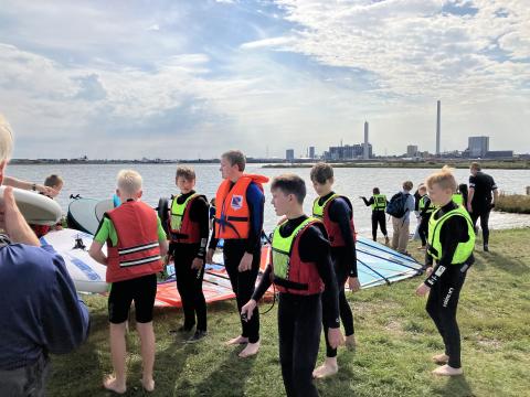 Idrætsundervisning på havet